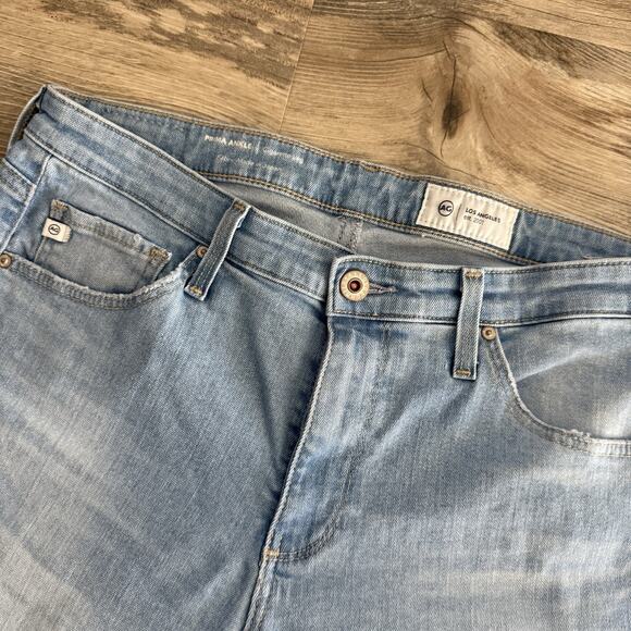 AG Adriano Goldschmied Prima Ankle Cigarette Leg Jeans Women’s 29 Light Wash - Picture 2 of 6